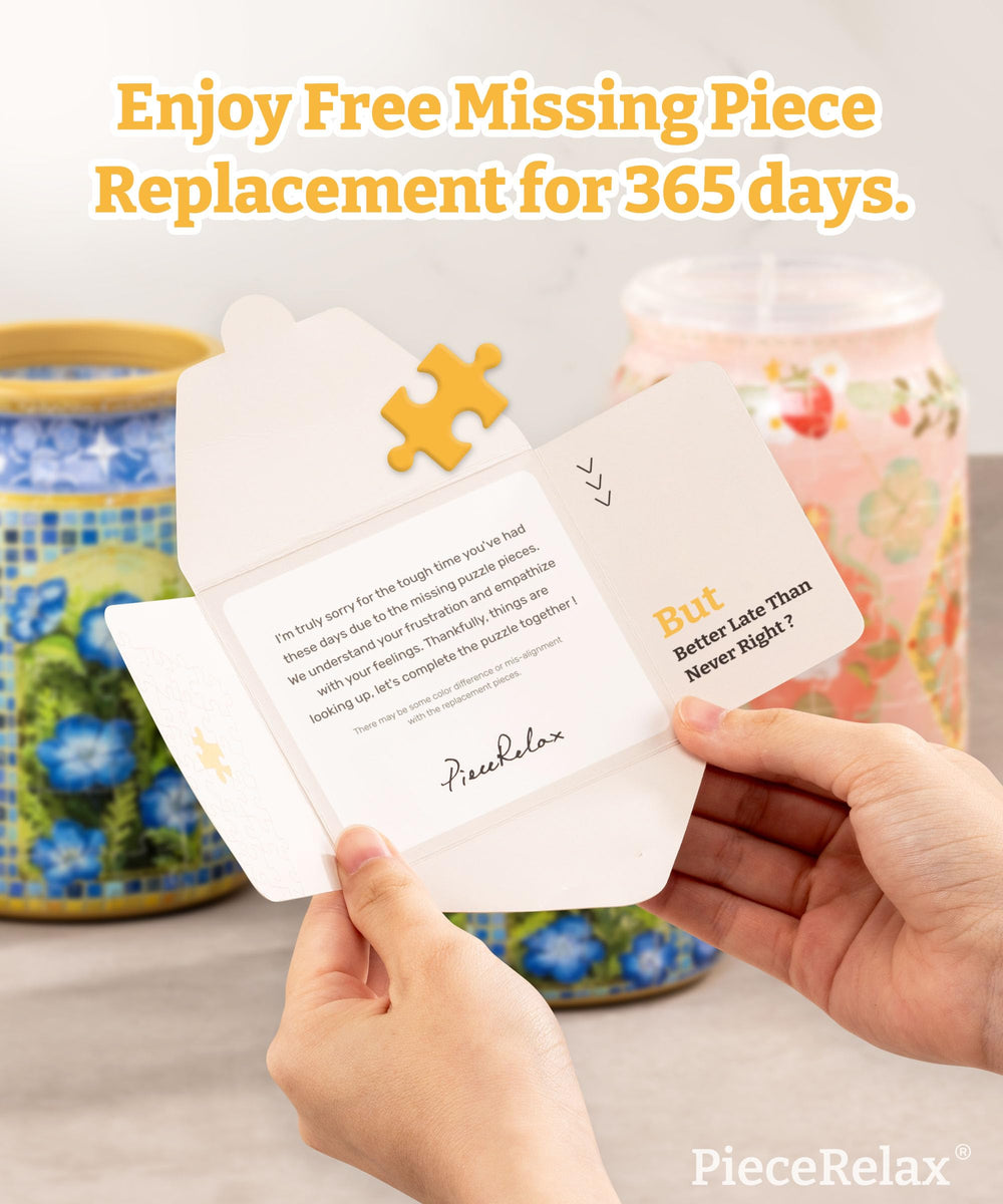 PieceRelax Daisy Breeze jar open showing accessible storage