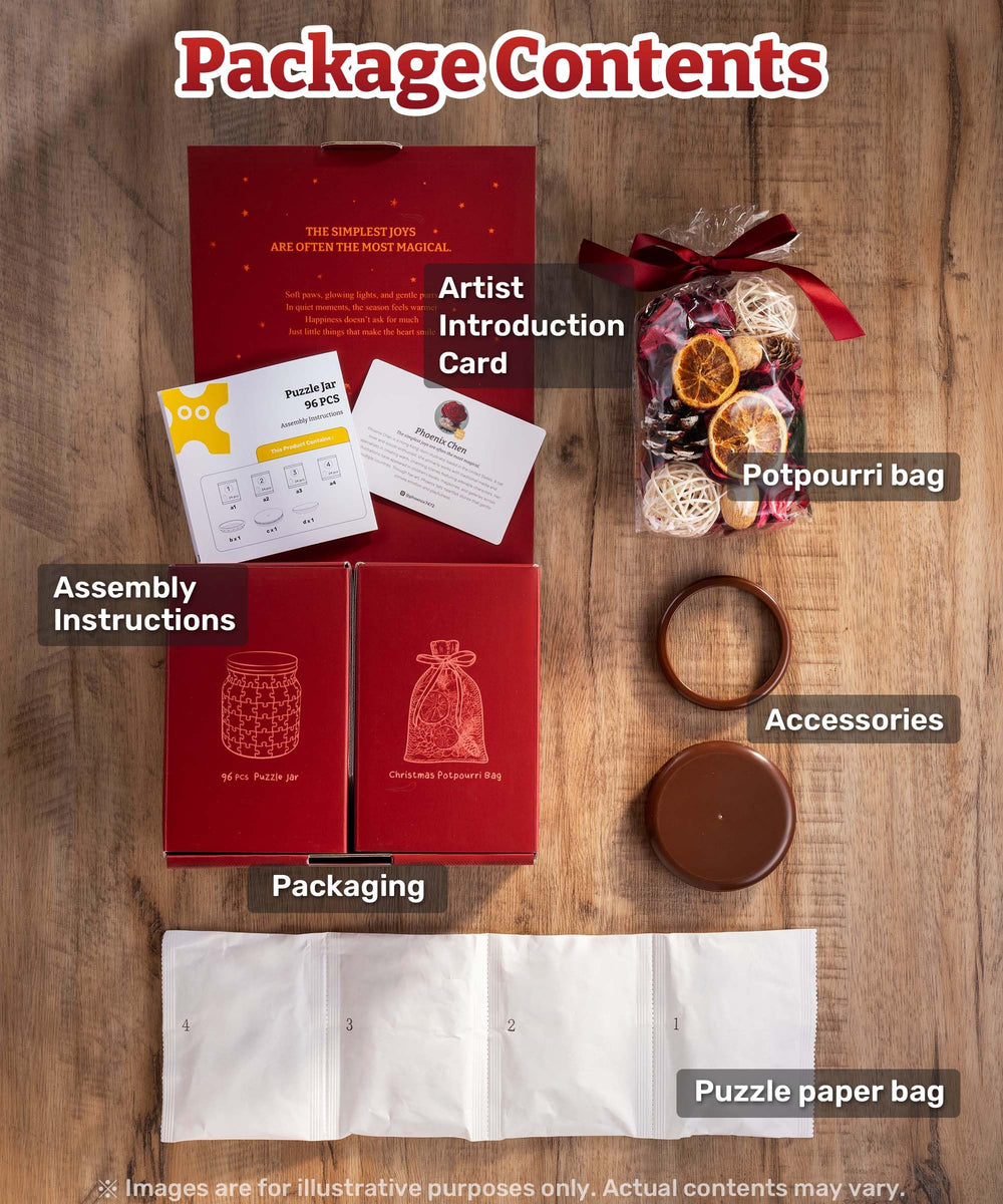 PieceRelax puzzle jar makes a thoughtful gift for home and office lovers.