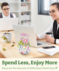 PieceRelax lotus potted plant decor adds serenity to desks and shelves