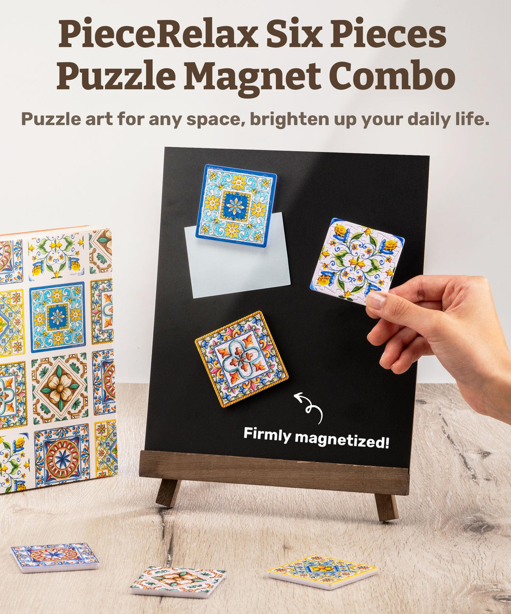 PieceRelax magnet puzzle pattern 2 adds color to lockers and desks