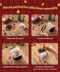 PieceRelax potpourri contents showcase natural botanicals for cozy ambiance.