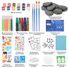 PiediaFos acrylic paints provide bold colors for smooth, mess-free painting on stones.
