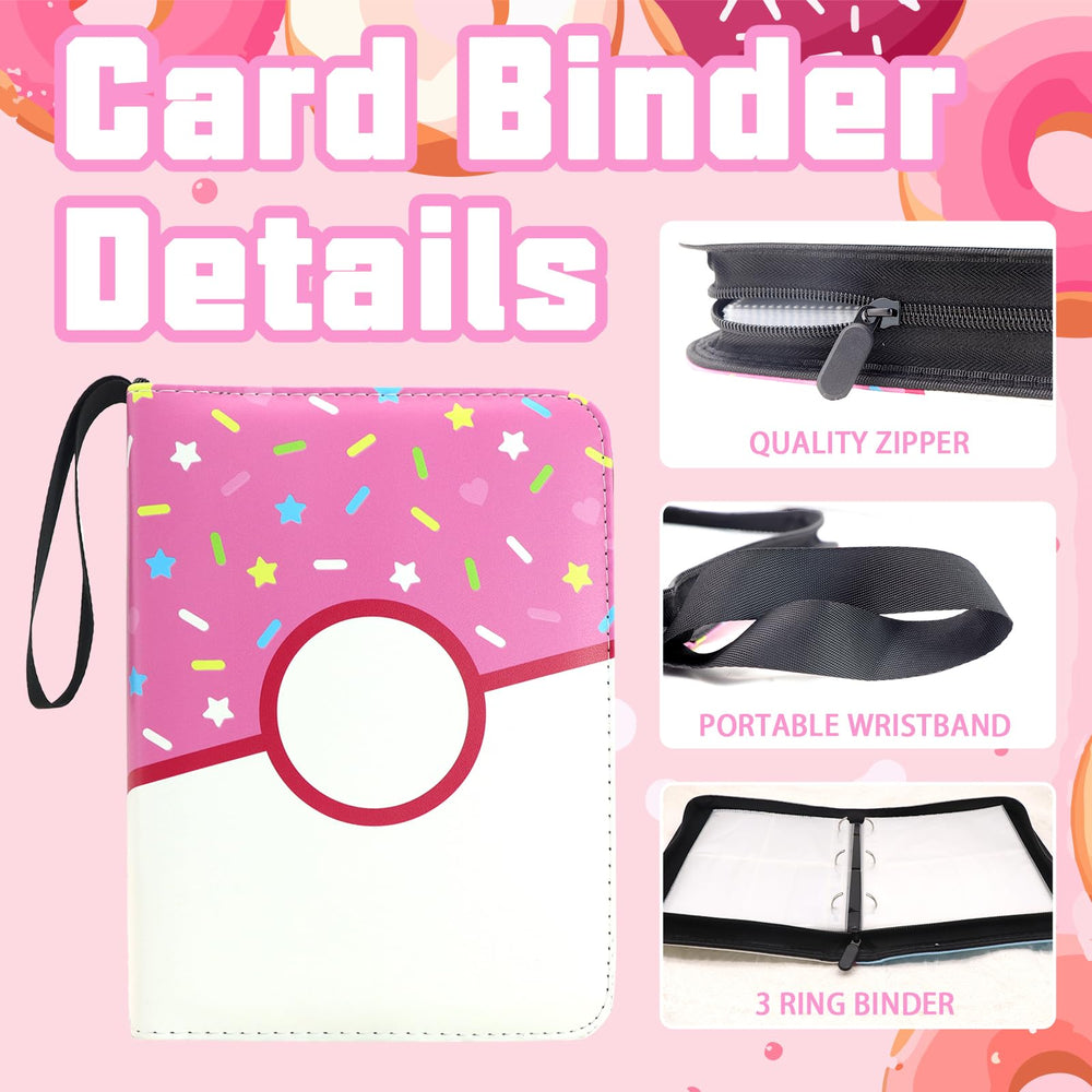 Piefectpie 400-pocket capacity inside view, convenient card storage.