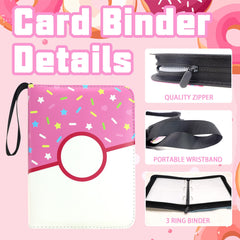 Piefectpie 400-pocket capacity inside view, convenient card storage.