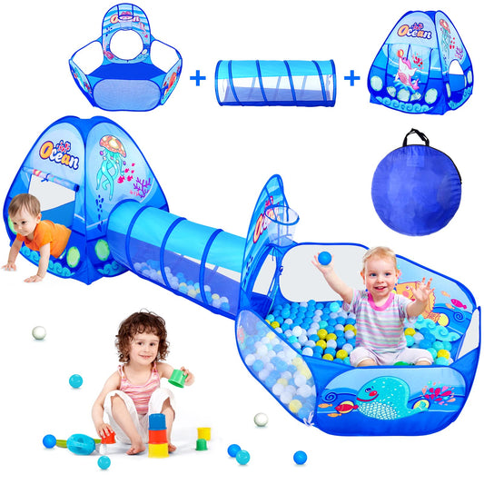 PigPigPen 3in1 play tent pop-up assembly for quick setup and play