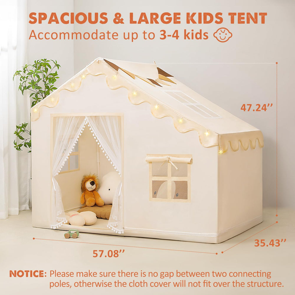 PIIKAGO tent is easy to set up without tools for quick family fun