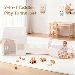 PIIKAGO rainbow play tent makes a delightful gift for kids' celebrations.