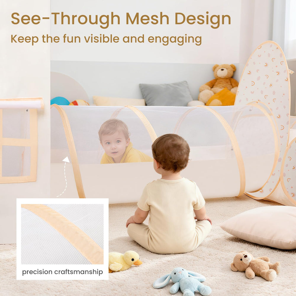 PIIKAGO peachskin fabric keeps kids safe and comfortable during exploration.