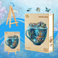 Pijesaksa Colorful coral underwater scene invites mindful assembly and visual delight