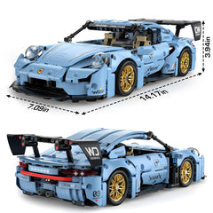PIKARO Sports Car Building Set assembly-in-action invites teamwork and hands-on problem solving
