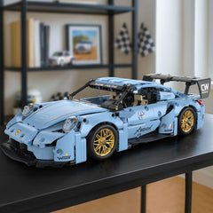 PIKARO Sports Car Building Set rotatable-wheels demonstrate motion and realistic play