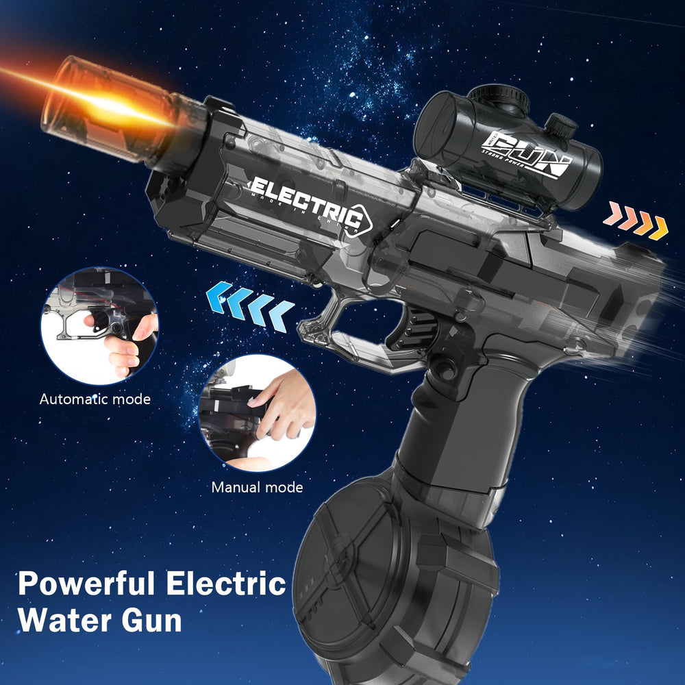 PIKARO water gun with a 500ml tank for longer sessions.