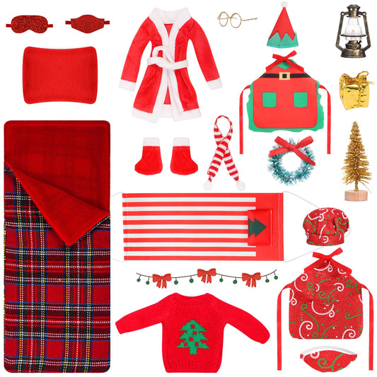 Piklodo elf sleeping bag accessory keeps your elf cozy for festive storytelling.