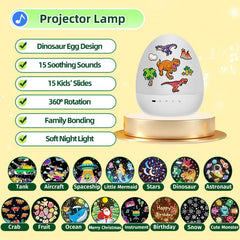 PIKOY 360-degree silent rotation maintains quiet night light