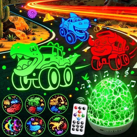 PIKOY cracked dino egg projector for magical bedtime projections.