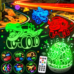PIKOY cracked dino egg projector for magical bedtime projections.