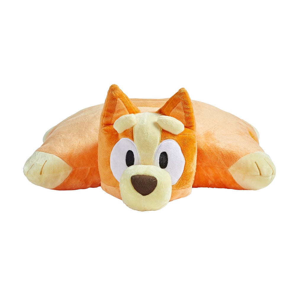 Pillow Pets Bingo pillow 18in, converts from plush to sleep aid.