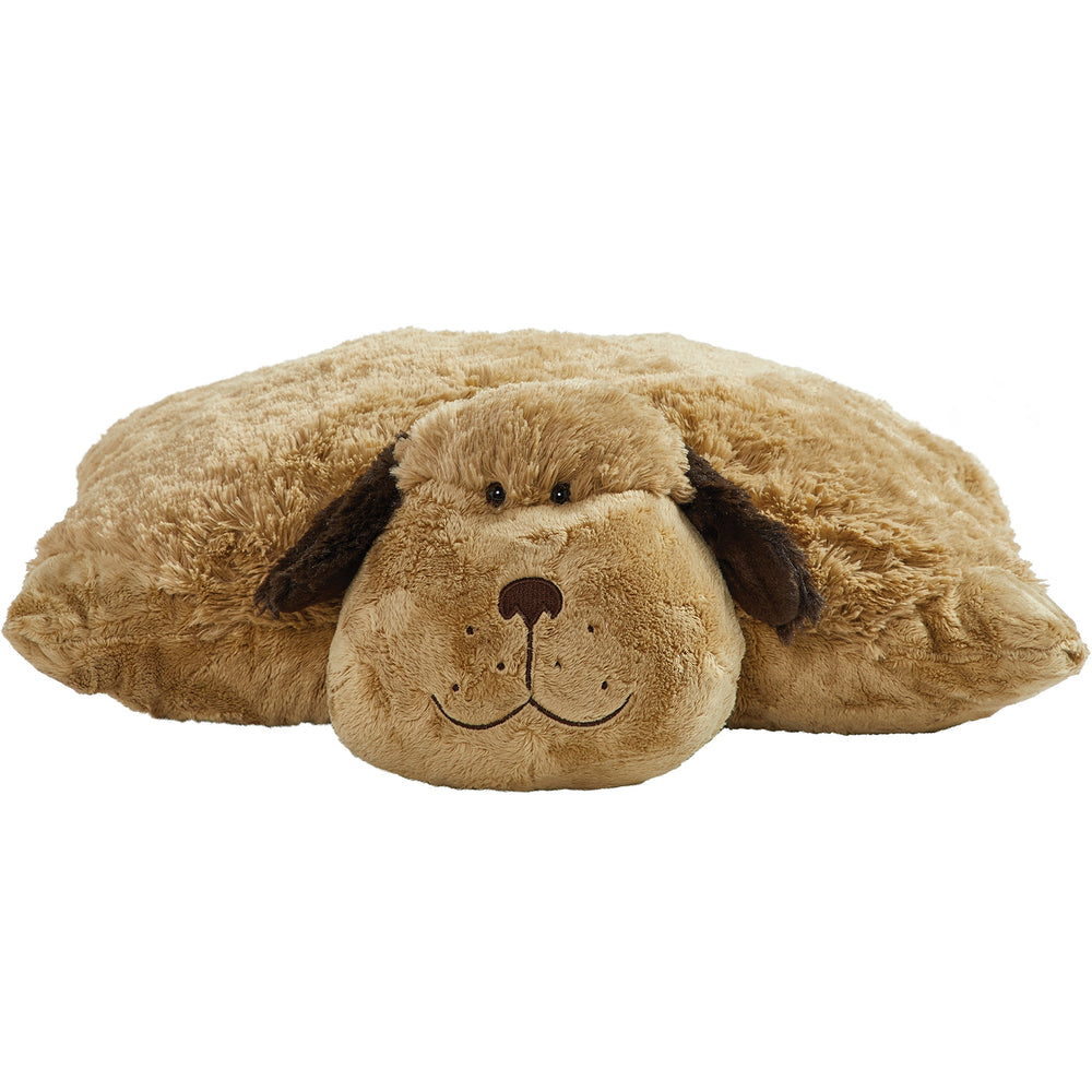 Pillow Pets Snuggly Puppy with Velcro closure for easy pillow use.