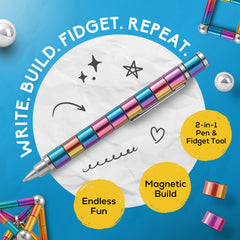 PILPOC Fidget Pen stylus tips for writing and touchscreen use.