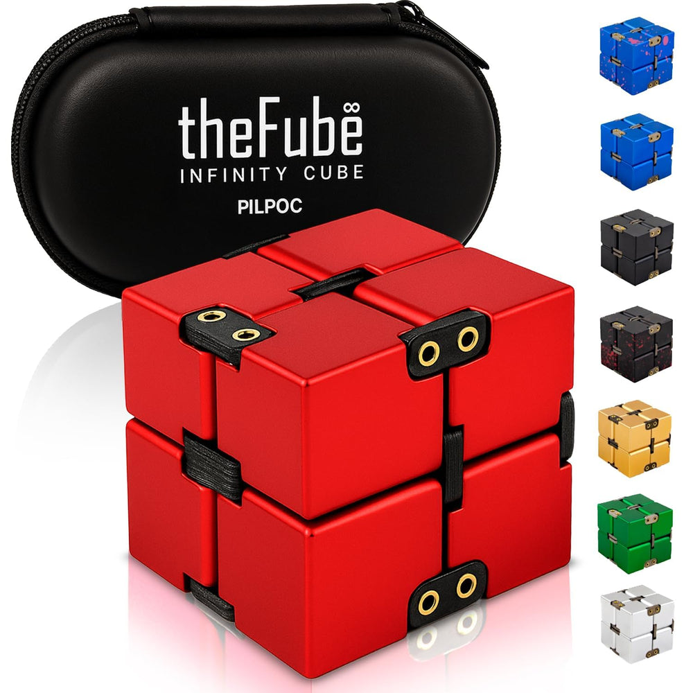 PILPOC theFube Infinity Cube red for compact focus and stress relief