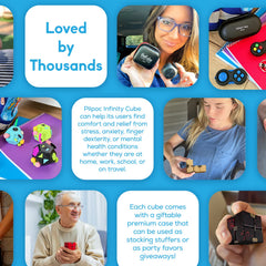 PILPOC theFube Infinity Cube sturdy aluminum build supports long-term desk use