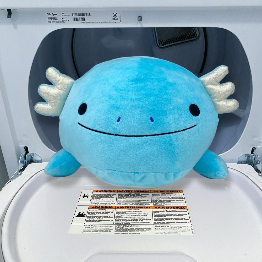 Pineapple Axolotl plush blue dryer refresh key feature
