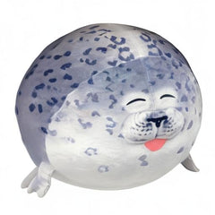 Pineapple Seal Plush Pillow care-guide image highlights simple maintenance steps