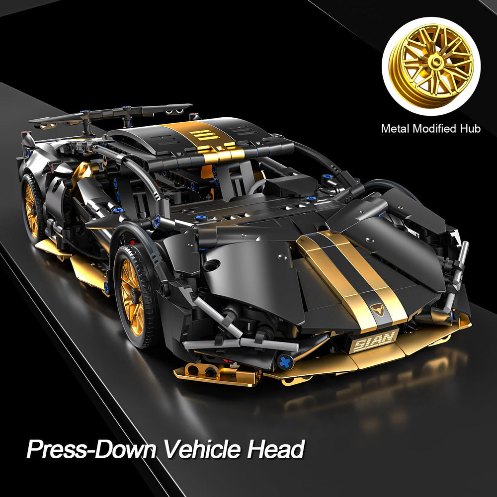 PinkBee 1:14 sport car side view ideal for collectors