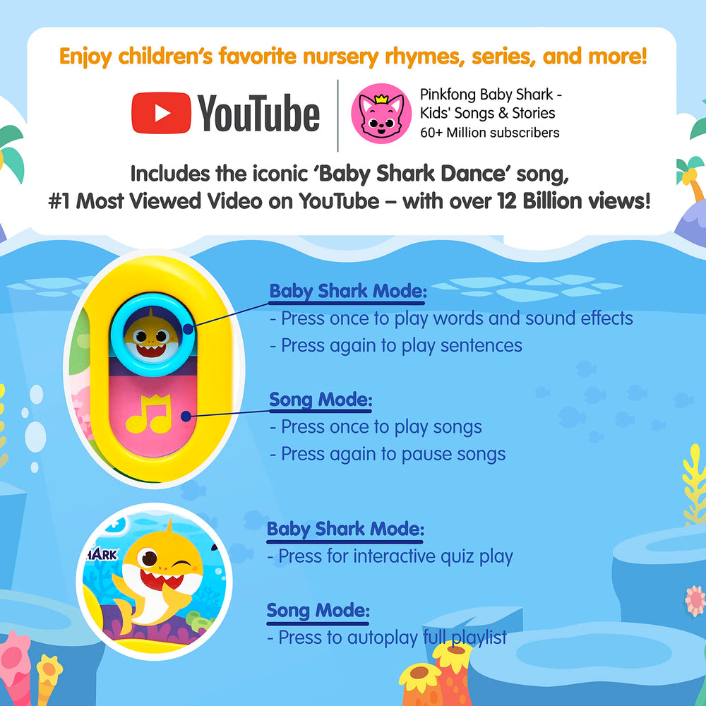 Pinkfong Baby Shark Flash Card Bus aiding vocabulary with playful, interactive learning.