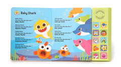 Gift-ready Pinkfong Baby Shark sound book packaging for birthdays and parties.