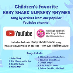 Play button on Pinkfong Baby Shark Nursery Rhymes book for music playback.