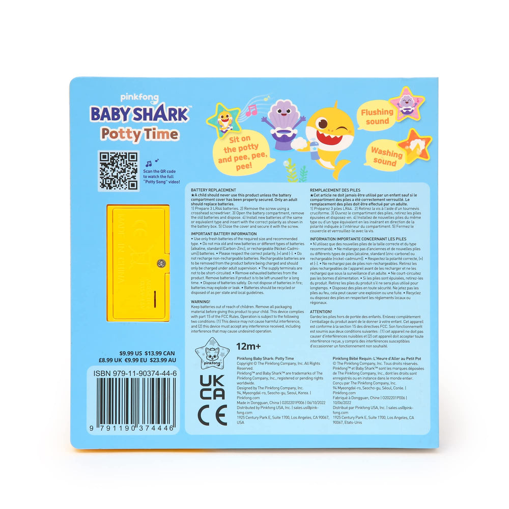 Pinkfong Baby Shark Potty Time encouraging phrases motivate positive training moments