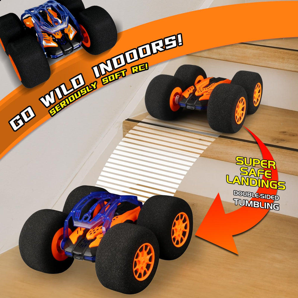 Pinkking RC car with LED headlights for clear visibility during play
