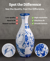 Pintoo vase measures 4.4 inches in diameter for compact centerpiece.