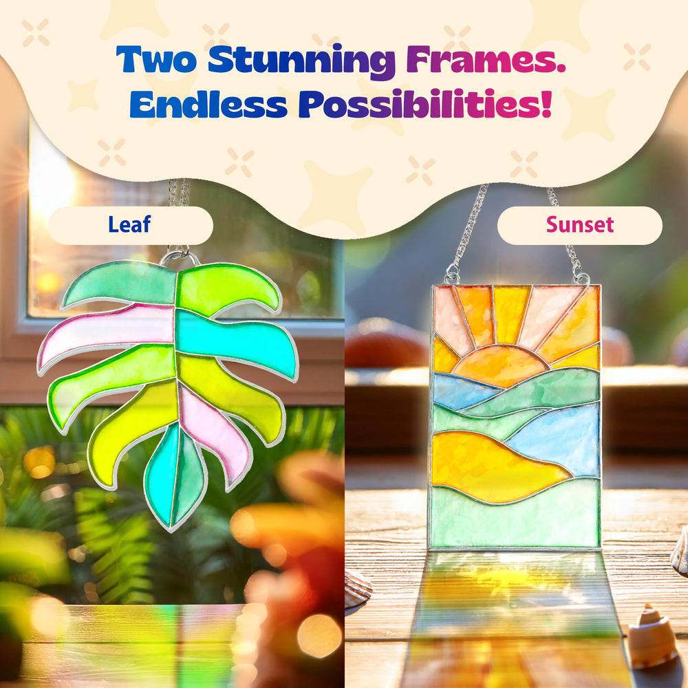 Pinwheel Crafts color beads catch sunlight for brilliant shine.