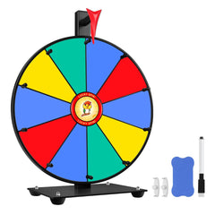 Pionites prize wheel 12-inch spins smoothly for engaging events and parties.