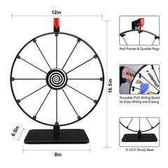 Pionites prize wheel color slots create an eye-catching display for parties and trade shows.
