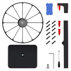 Pionites prize wheel base design offers enhanced stability during use.