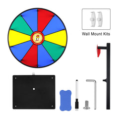 Pionites prize wheel table or wall mount for flexible displays.