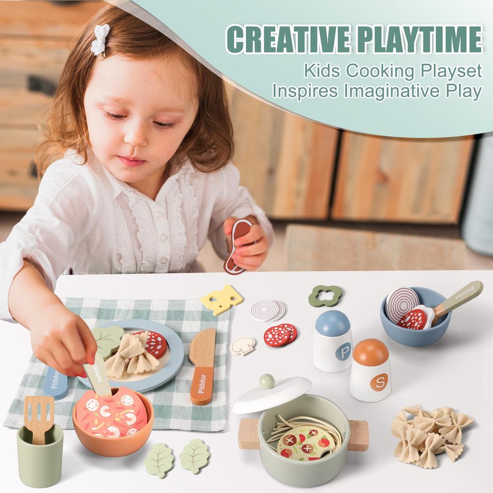 Pithfor colorful pretend kitchen playset inspires vibrant imagination