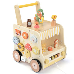 Pithfor walker child standing and using for learning
