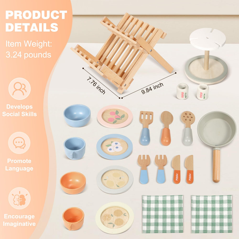 Pithfor tableware supports sharing and cleanup in a playful kitchen scene.
