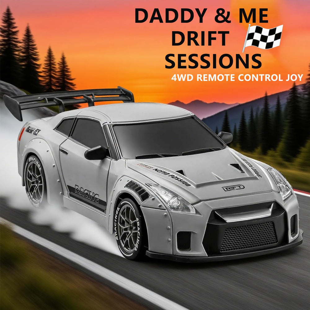 PIWIJOY RC Drift Car dual 500mAh batteries extend playtime.