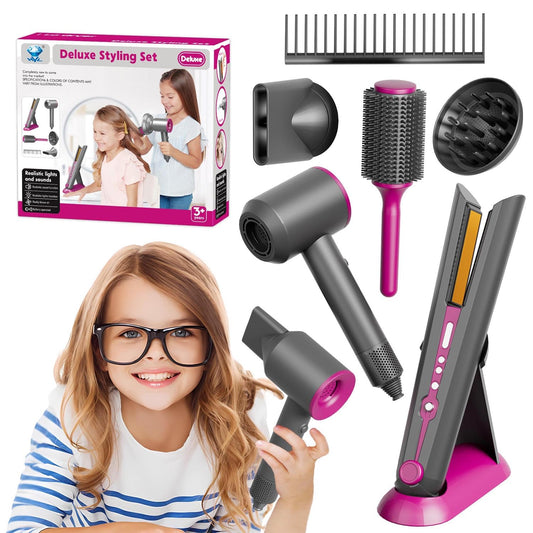 PIXATA Girls Hair Salon Toys packaging promotes imaginative play and gift appeal.