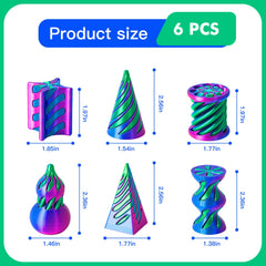 PIXATA Spiral Cone twist action boosts tactile engagement during study or work sessions.