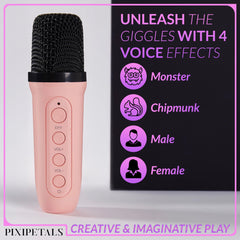 PixiPetals four voice modes spark playful character changes during performances
