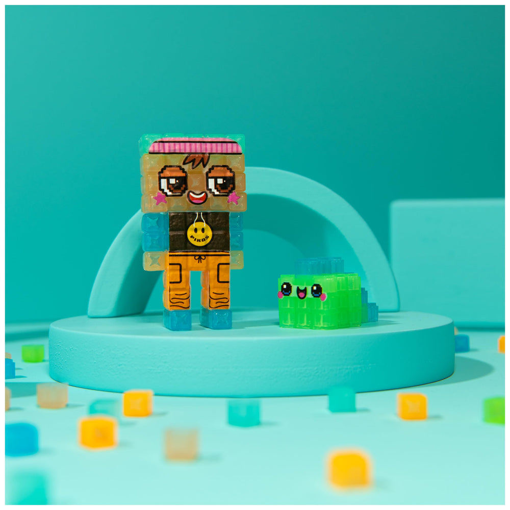 Pixobitz end designs preview shows potential neon creations.
