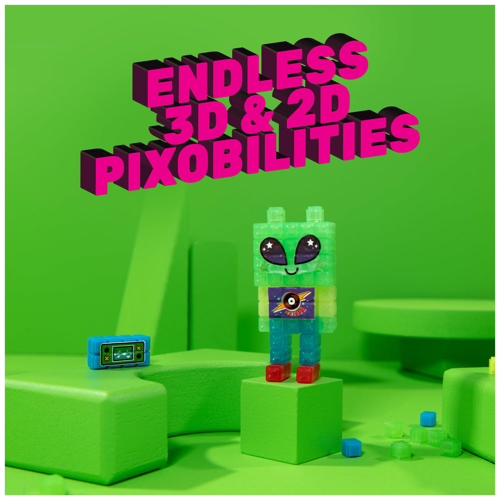 Pixobitz water deco sheet adds expressive eyes and graphics to creations.