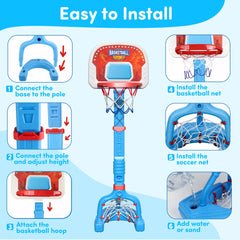 PJG easy-assembly hoop with clear setup instructions.