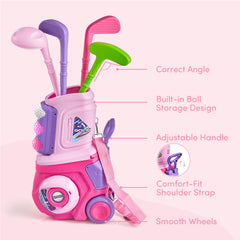 PJG toddler golf iron club designed for light weight and control.